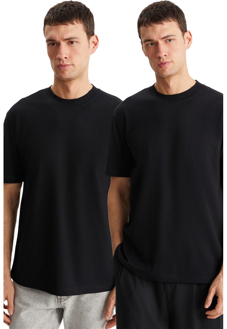 Set de tricouri regular fit de bumbac Daxton - 2 piese Set de tricouri regular fit de bumbac Daxton - 2 piese