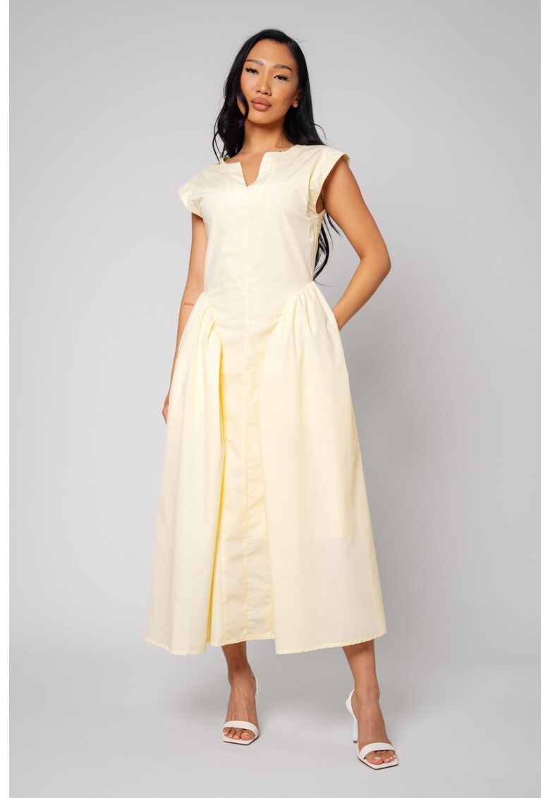Rochie lunga Light Yellow 12689 - Galben deschis