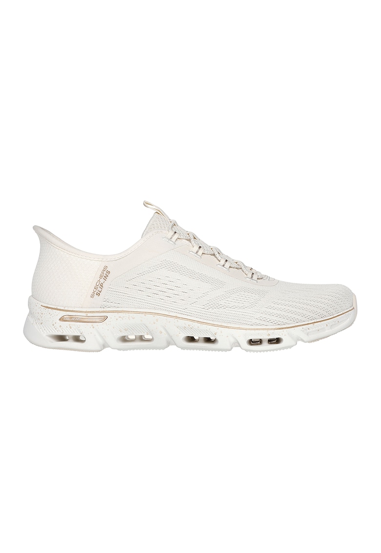 Pantofi sport slip-on Glide-Step - Alb fildes