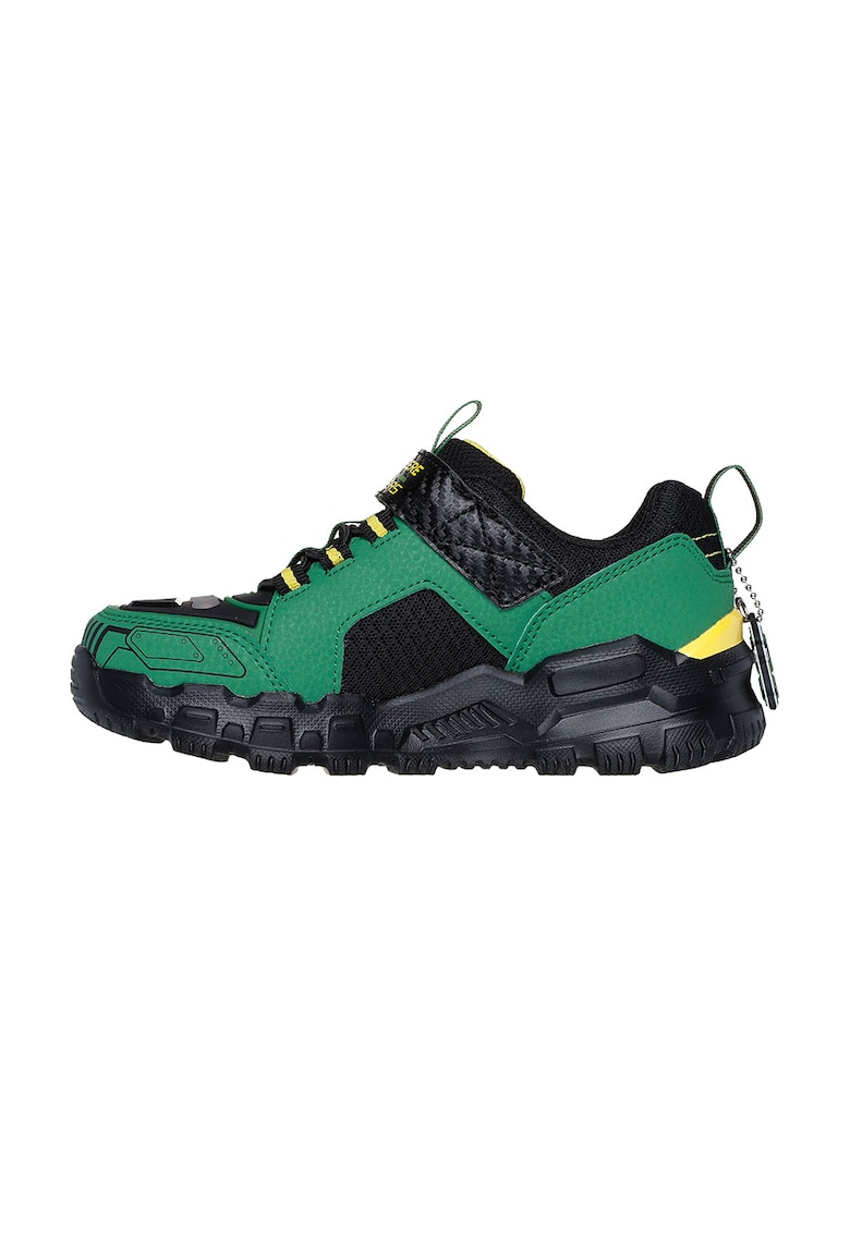 Pantofi sport cu velcro Adventure Track Rugg - Verde/Negru