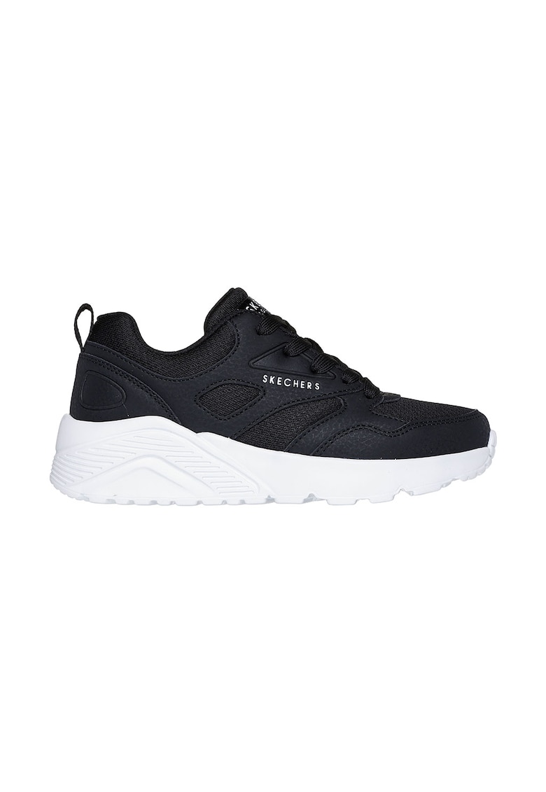 Pantofi sport cu insertii de plasa Uno Lite Prime - Negru