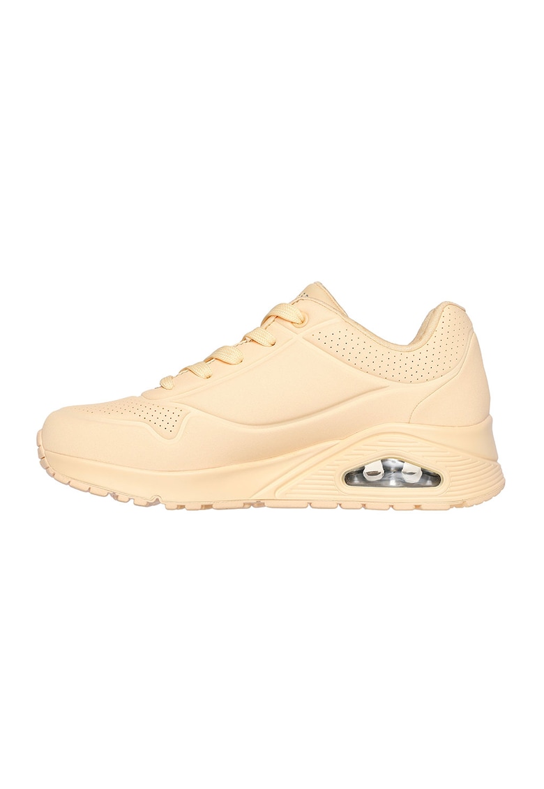 Pantofi sport de piele ecologica Uno Stand On Air - Galben pal