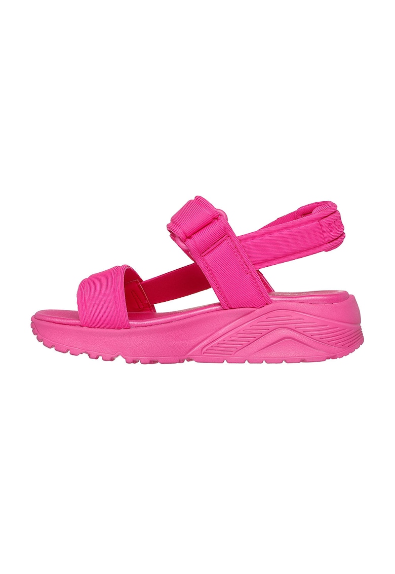 Sandale din material textil cu velcro Uno Lite - Roz -