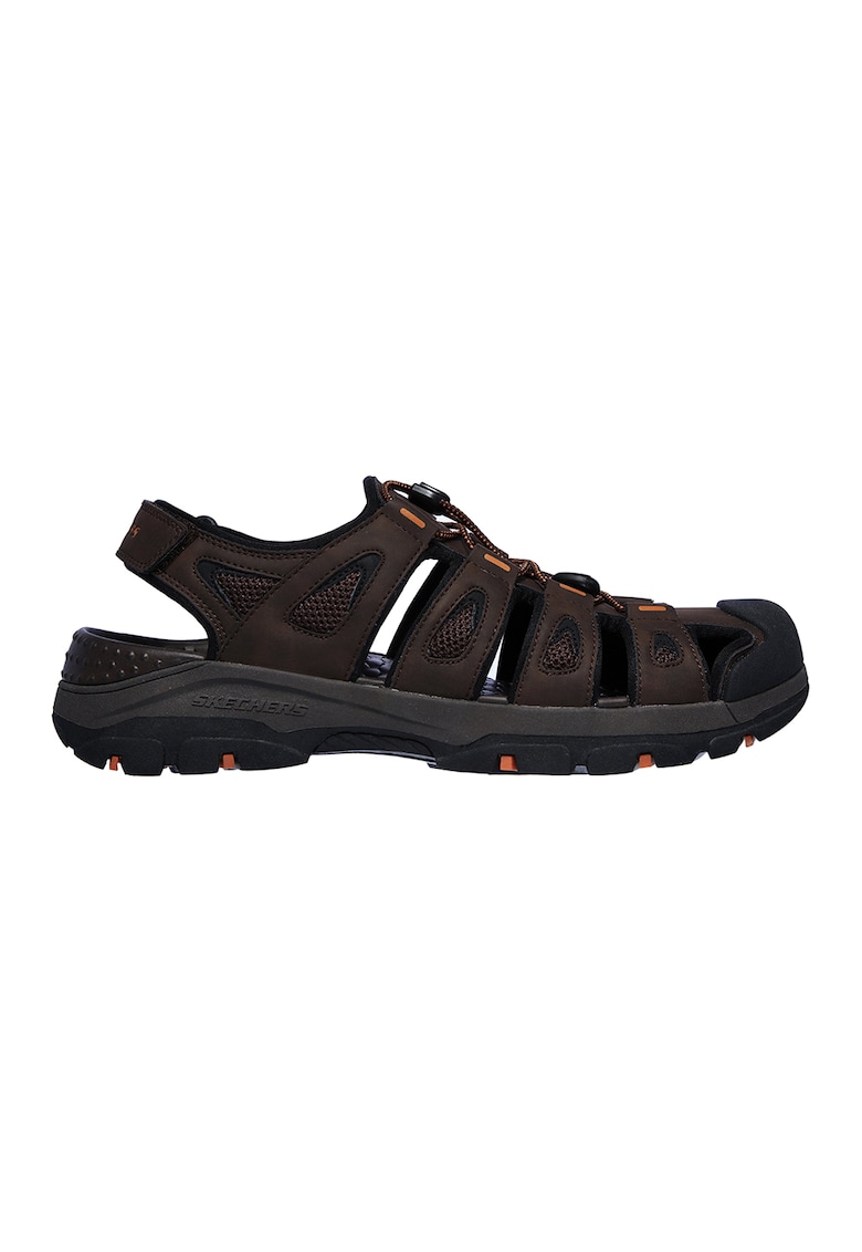 Sandale plate relaxed fit - Maro inchis