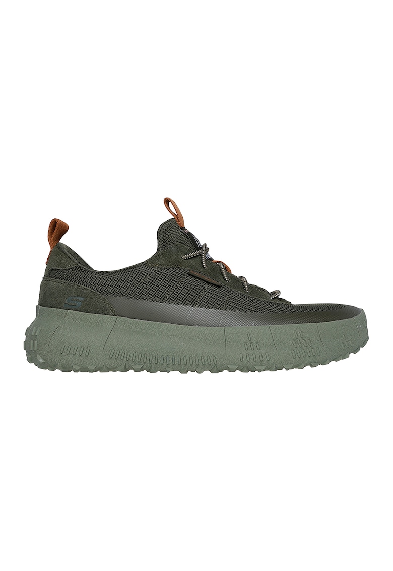 Pantofi sport cu garnituri din piele intoarsa Revo - Kelce - Verde padure