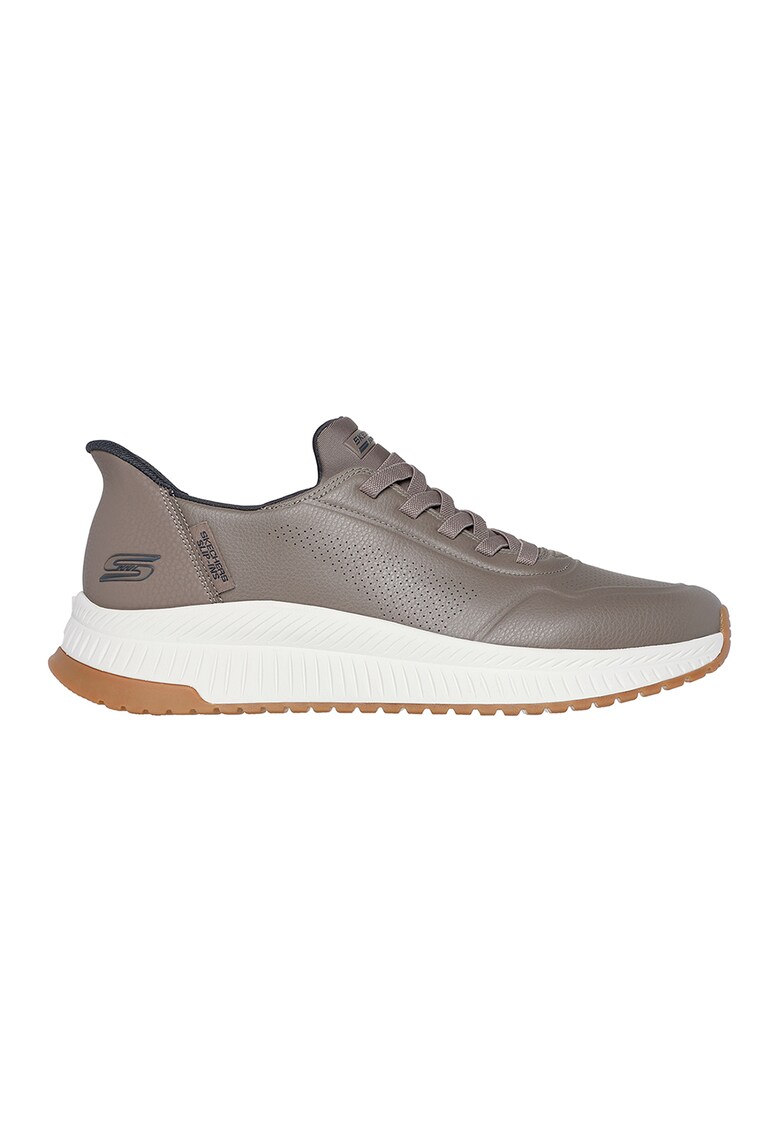 Pantofi sport Slip-ins™ Sport Squad de piele ecologica - Maro taupe
