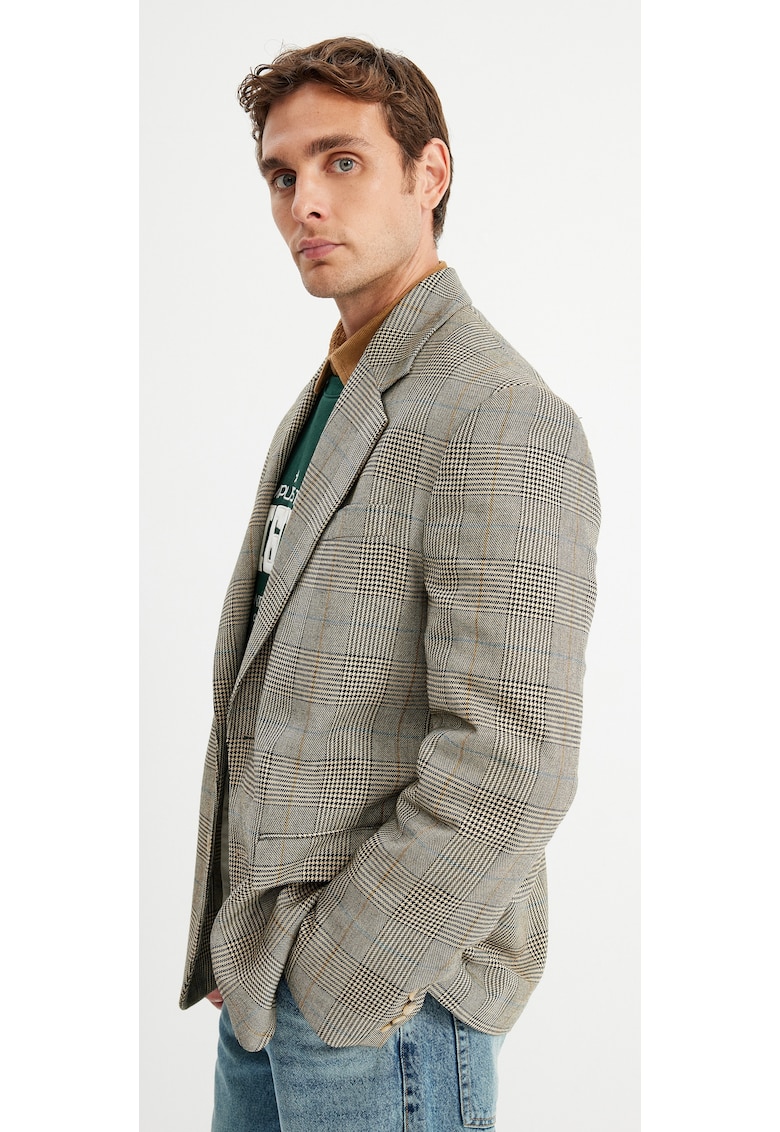 Sacou lejer cu model uni