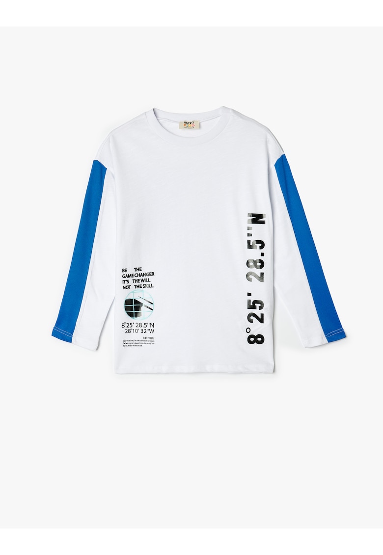 Bluza supradimensionata cu maneci cazute