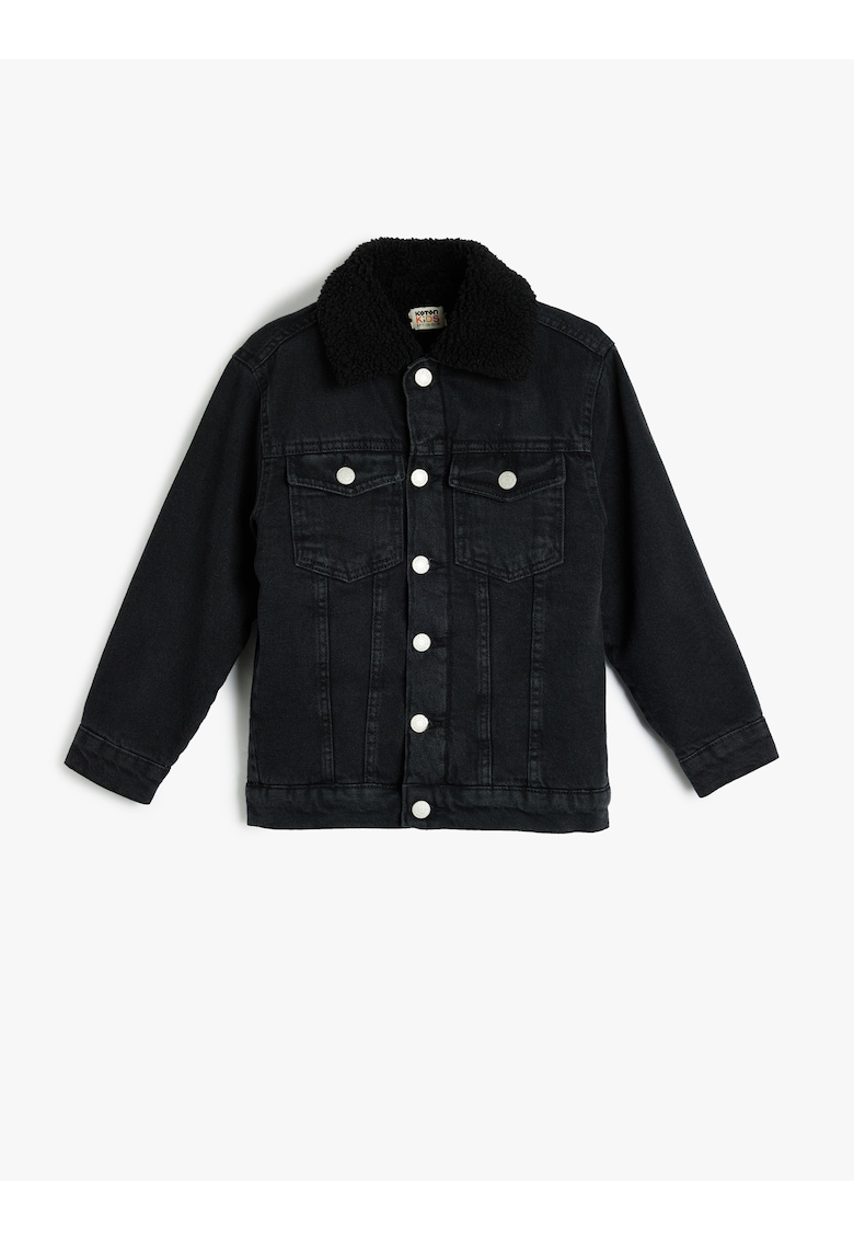 Jacheta din bumbac cu nasturi