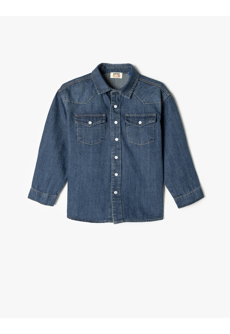 Jacheta din bumbac cu nasturi