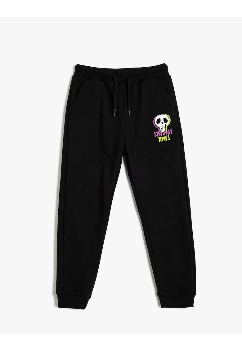 Pantaloni de trening cu snur de ajustare in talie