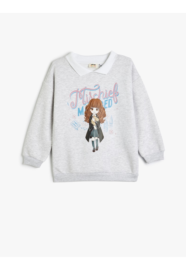 Bluza de trening din amestec de bumbac cu model Harry Potter - Gri