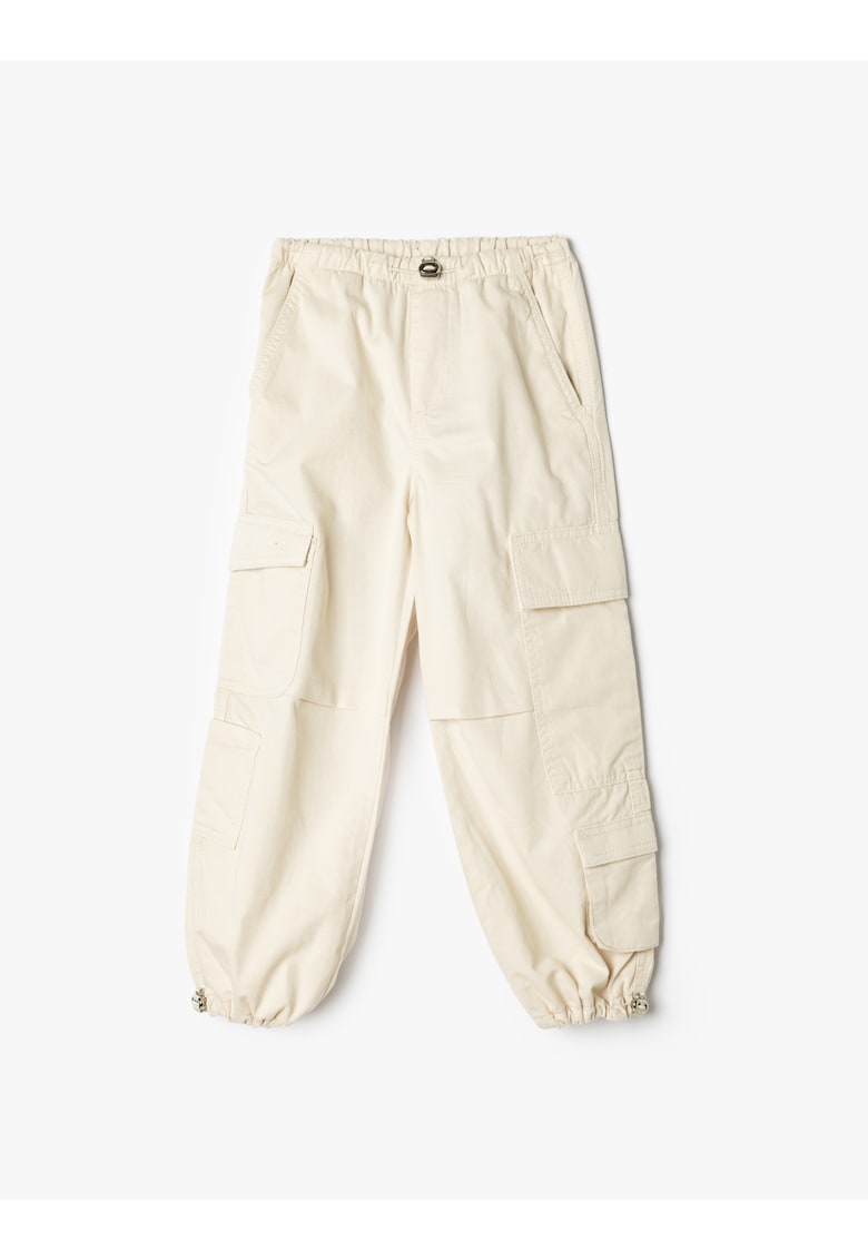 Pantaloni cargo cu terminatii elastice