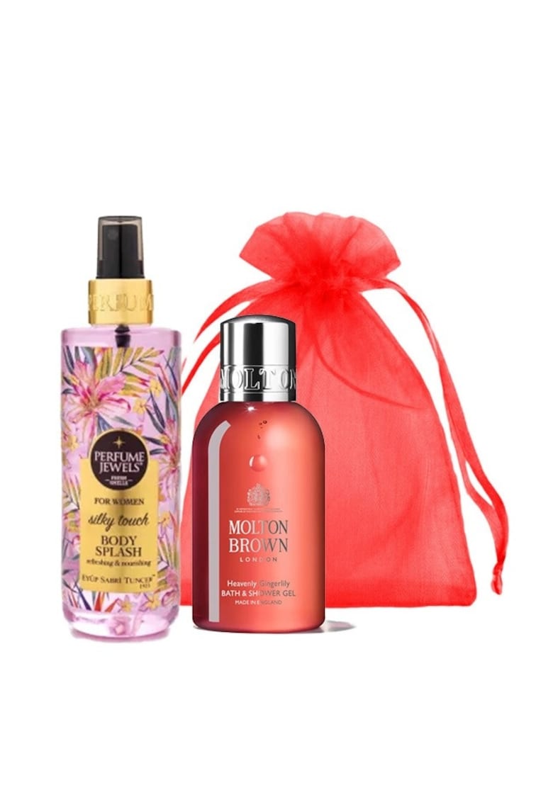 Set ingrijire corp Secret Santa Eyup Sabri Tuncer Perfume Jewels Silky Touch 250 ML si Gel de dus - 100 ml