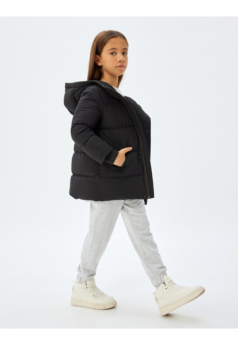 Pantaloni de trening cu talie ajustabila - Gri deschis