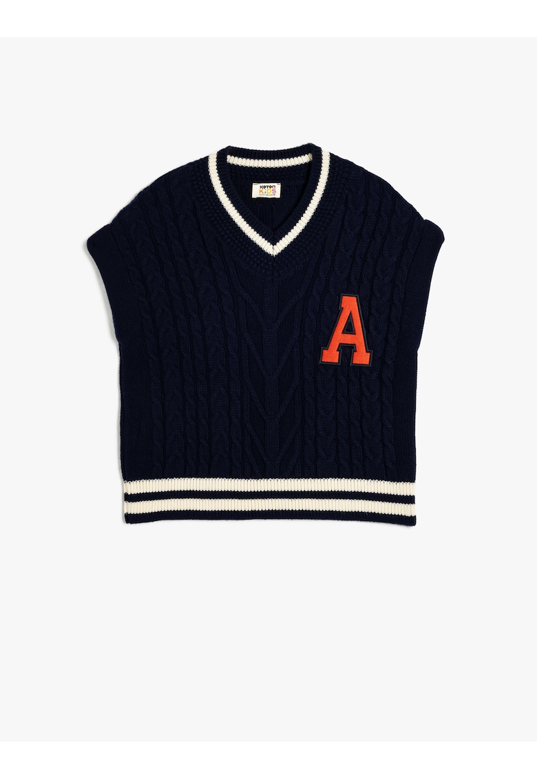 Vesta varsity striata si tricotata