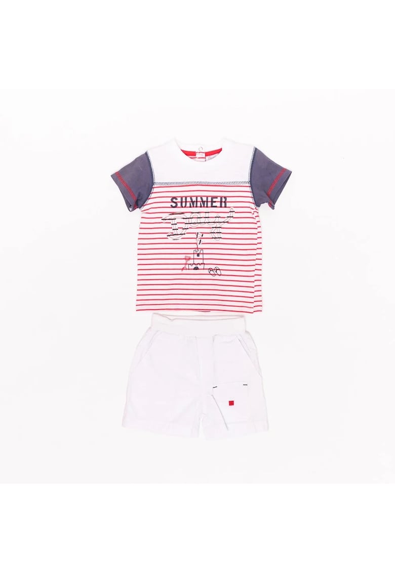 Compleu bebelusi - Summer Days - 2 piese - 57015 - Alb - Alb