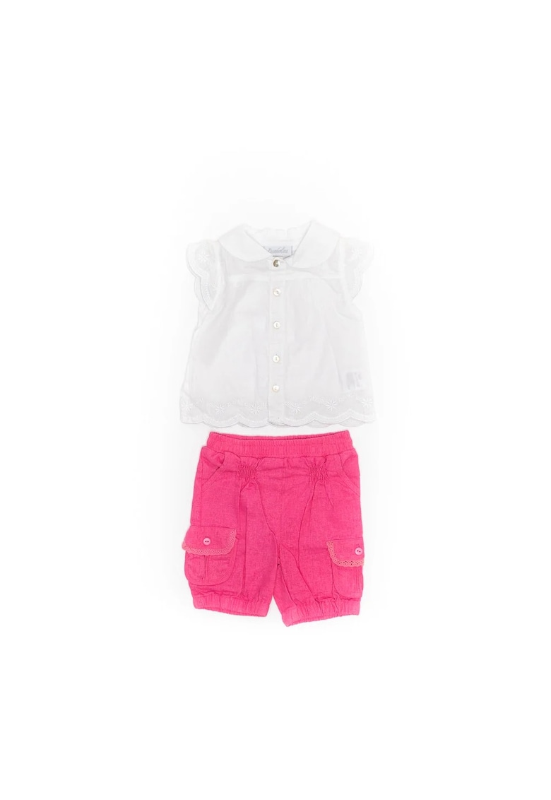 Compleu bebelusi -  2 piese - din in - 12215