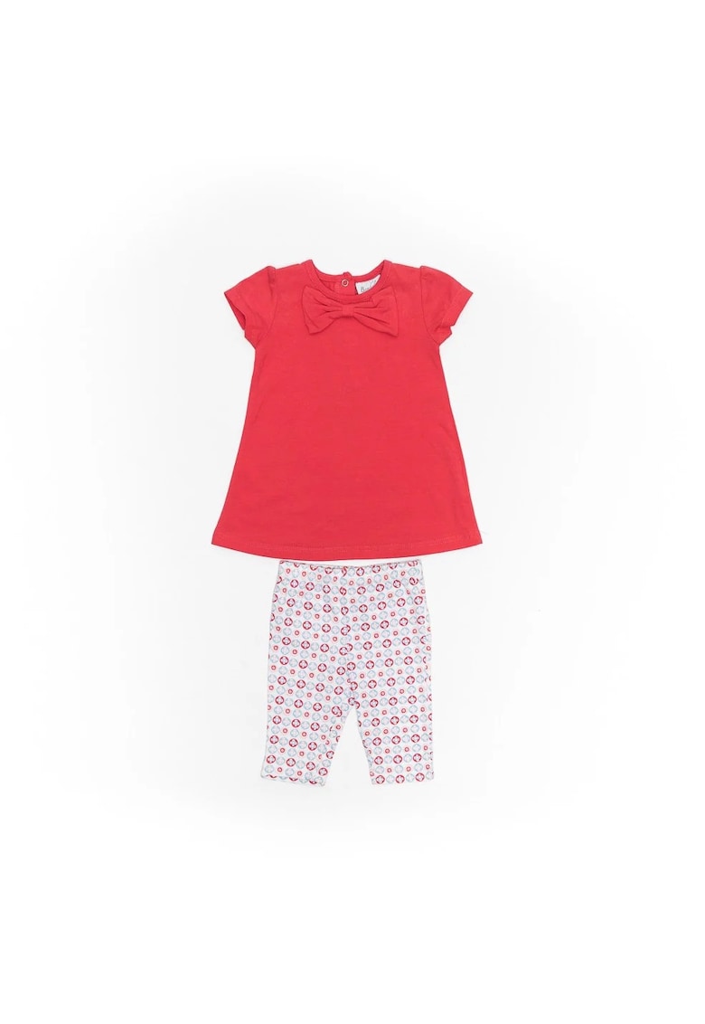 Compleu cu tricou si colanti - rosu - 41235
