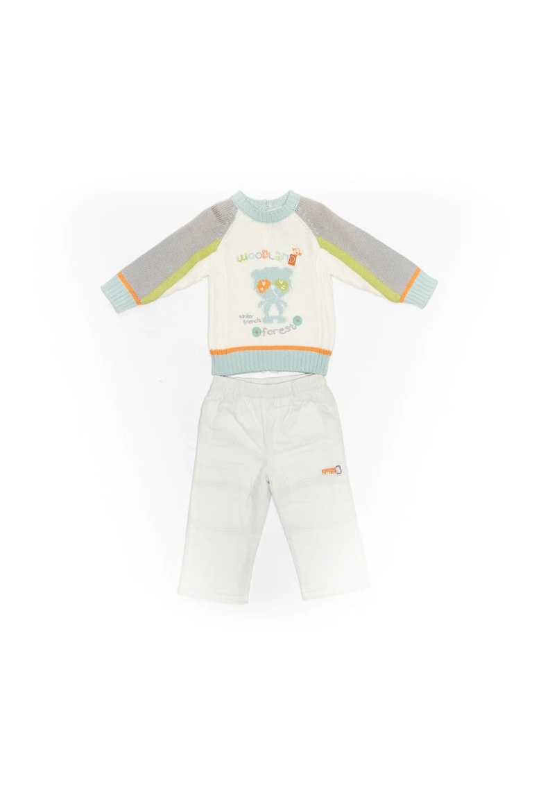 Compleu bluza si pantaloni - bebelusi - 32925 - Gri - Compleu bluza si pantaloni - bebelusi - 32925 - Gri -