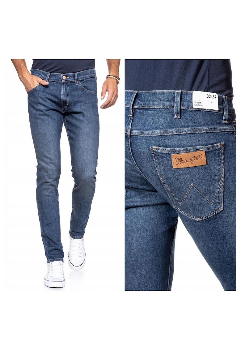 Blugi barbati -  Bryson - Bumbac - Lungi - Barbati - W27-L32 US - Multicolor