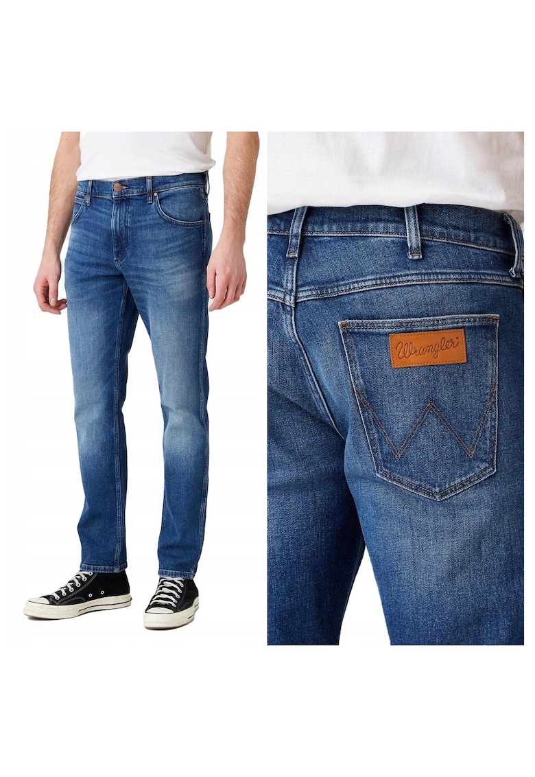 Blugi barbati -  Ss21 - Bumbac - Lungi - Barbati - Regular fit - W31-L34 US - Albastru