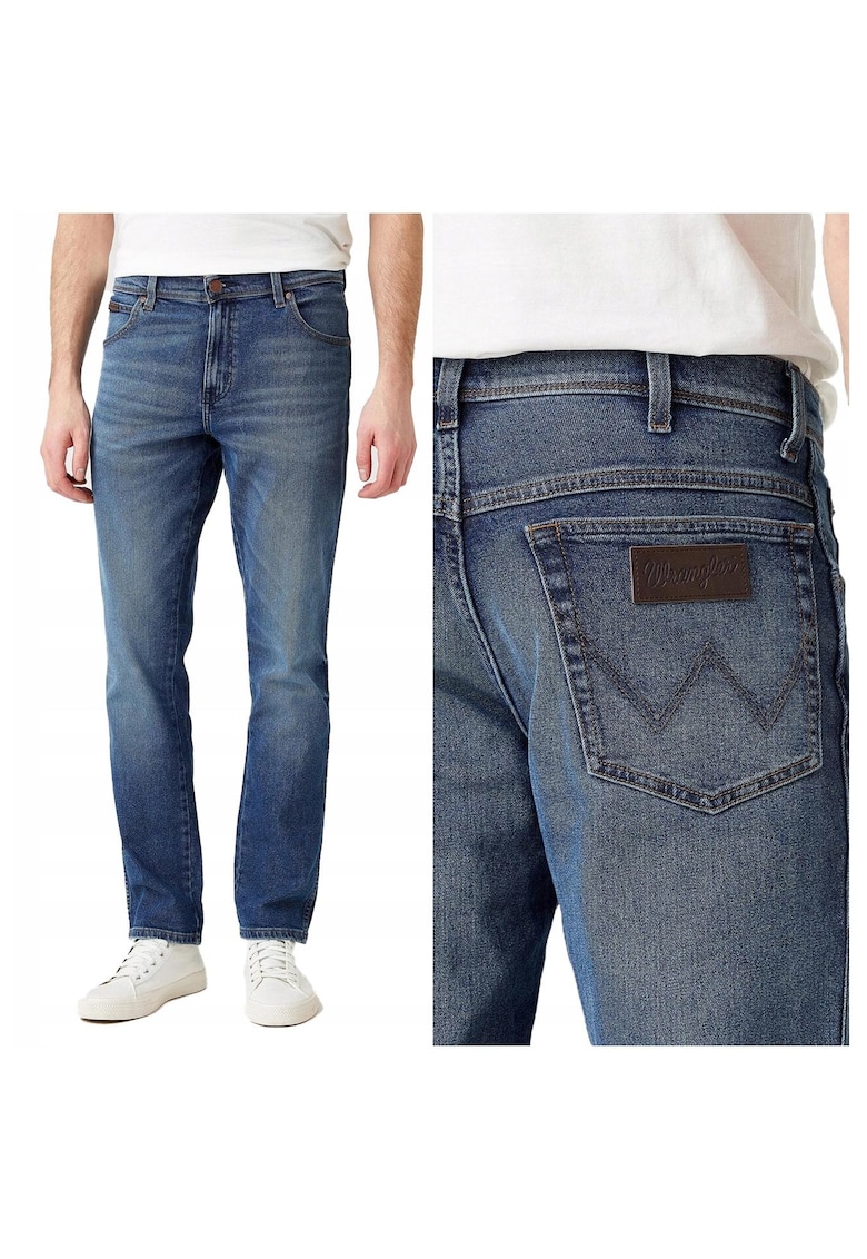 Blugi barbati -  Bumbac - Lungi - Barbati - Slim fit - W38-L30 US - Albastru