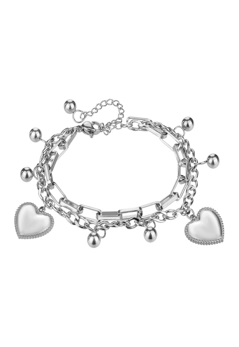 Bratara din otel inoxidabil cu model 2in1