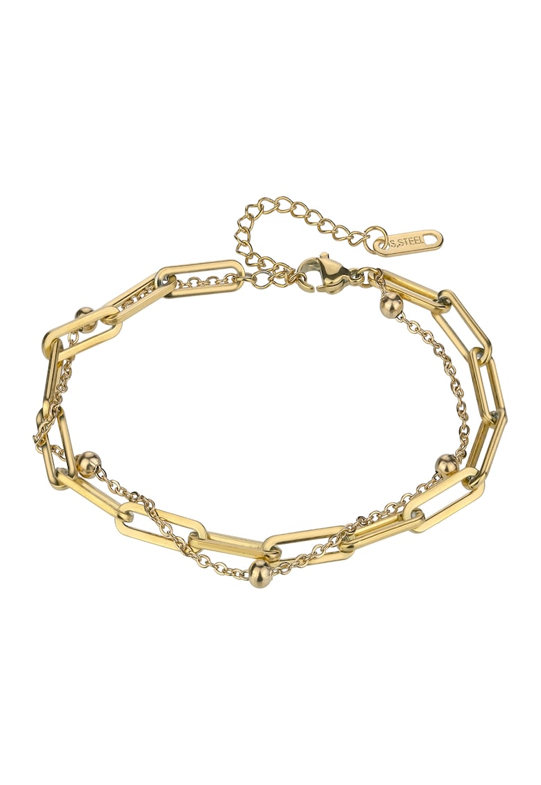 Bratara din otel inoxidabil placata cu aur de 18K