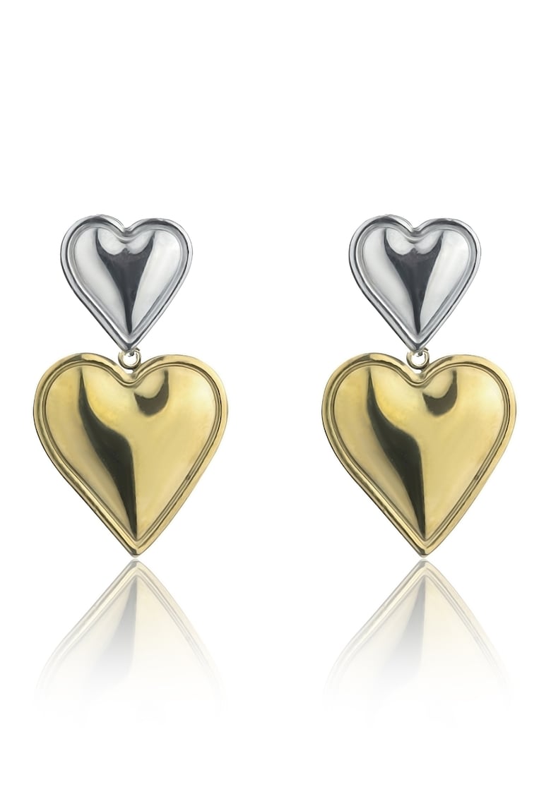 Cercei placati cu aur de 18K