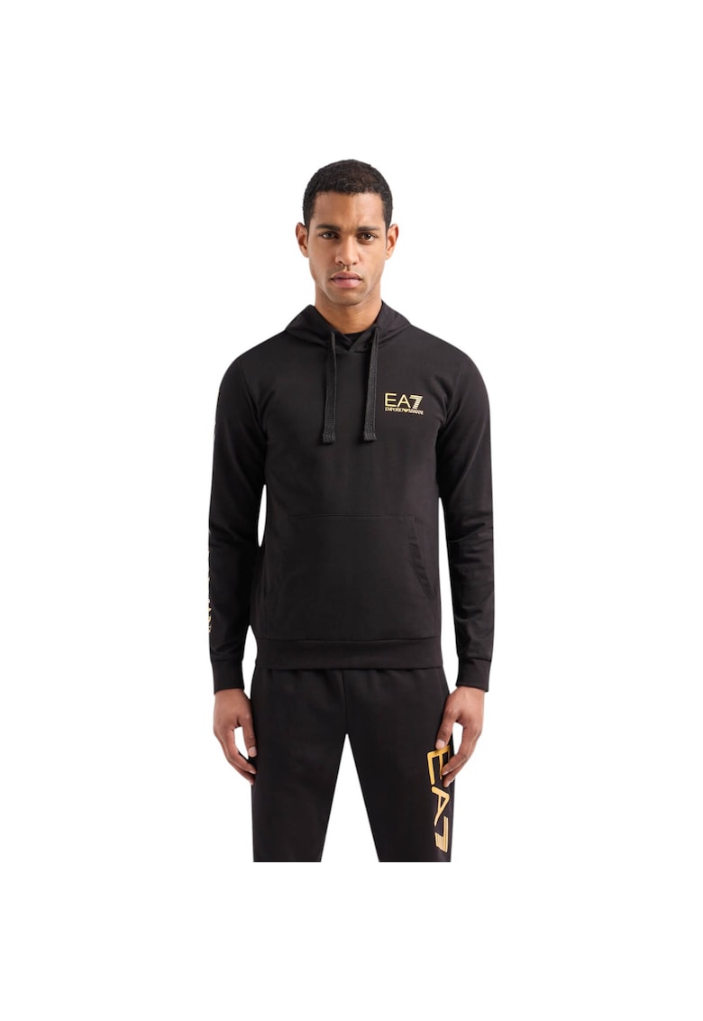 Hanorac EA7 Logo Hood 38731 - Auriu/Negru