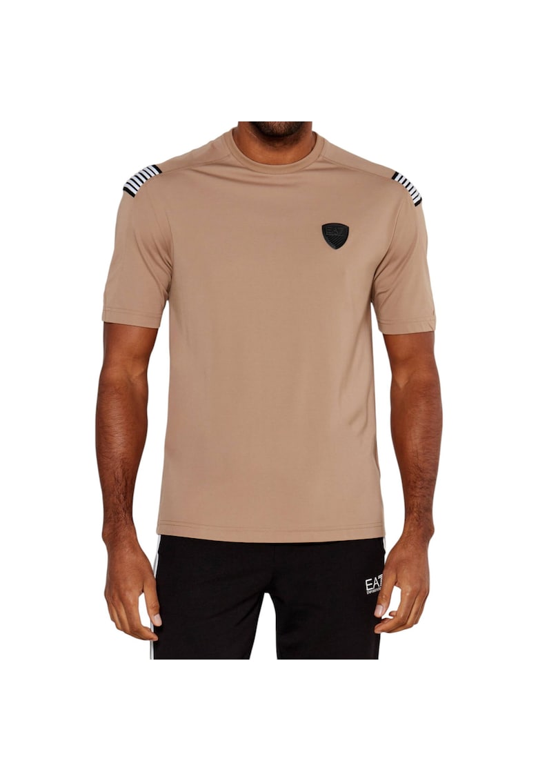 Tricou EA7 Premium Shield Soccer 38854 - Bej