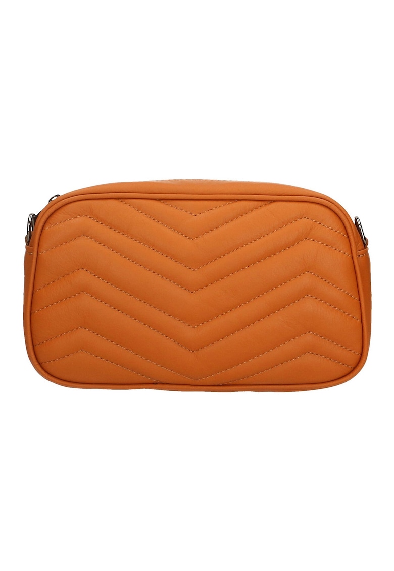 Geanta crossbody din piele - Maro