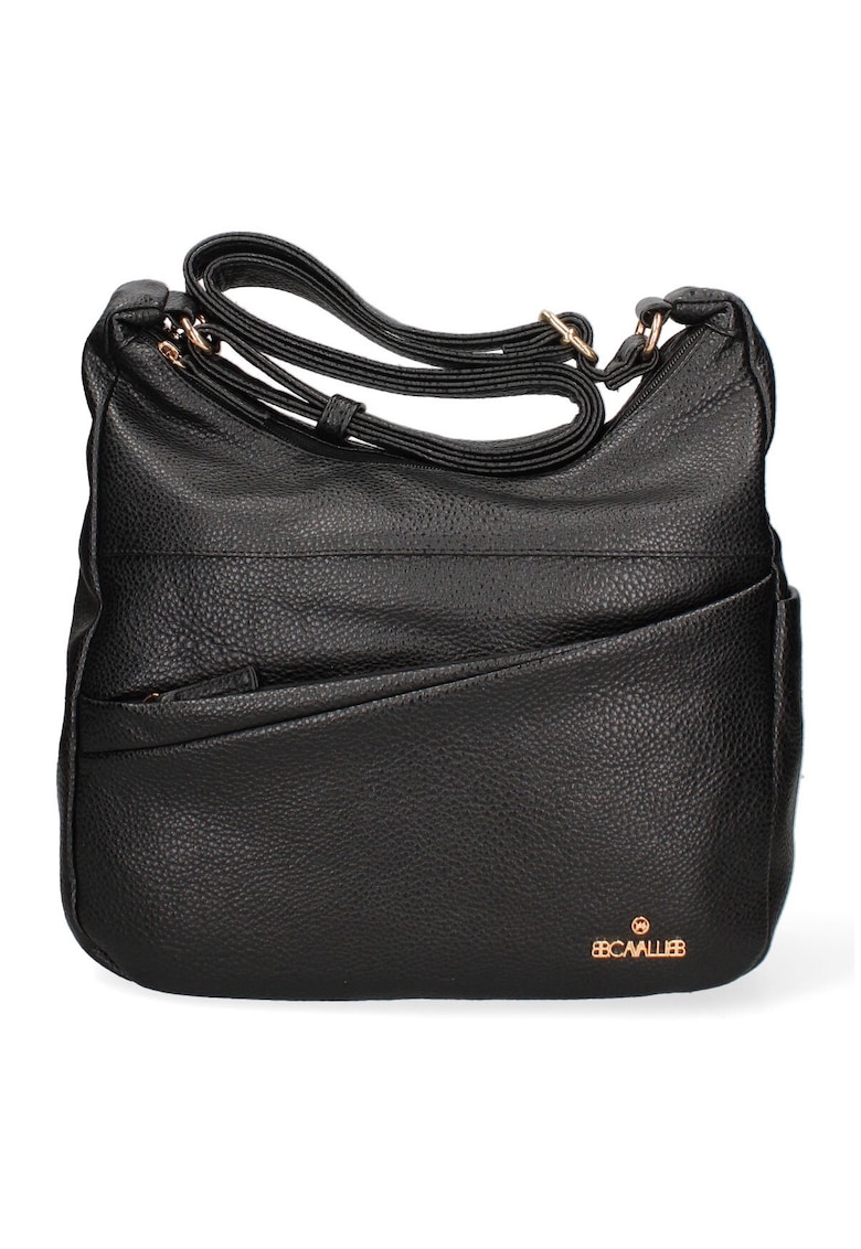 Geanta crossbody din piele ecologica - Negru