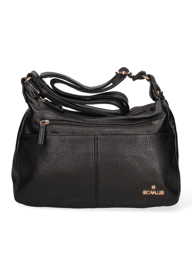 Geanta crossbody din piele ecologica - Negru