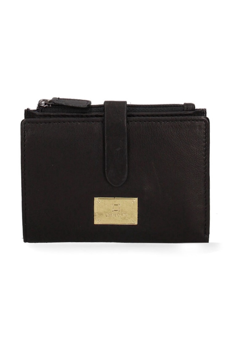 Portofel din piele cu compartimente multiple