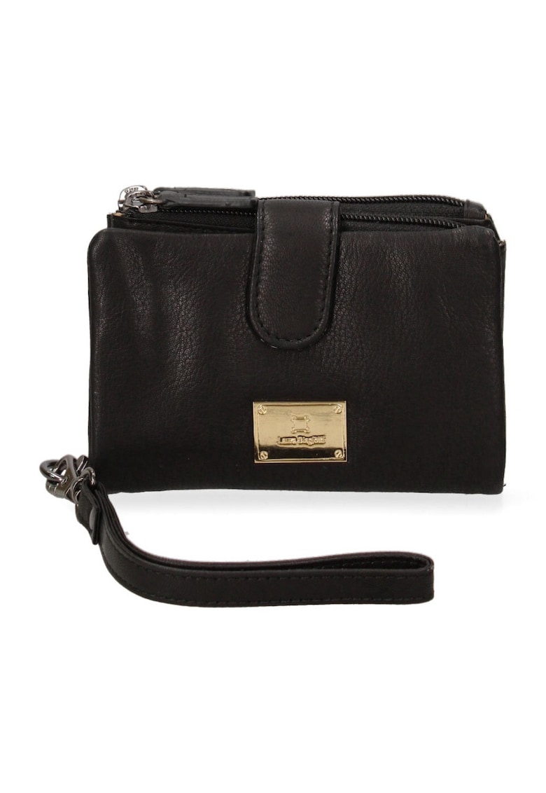 Portofel din piele cu fermoar