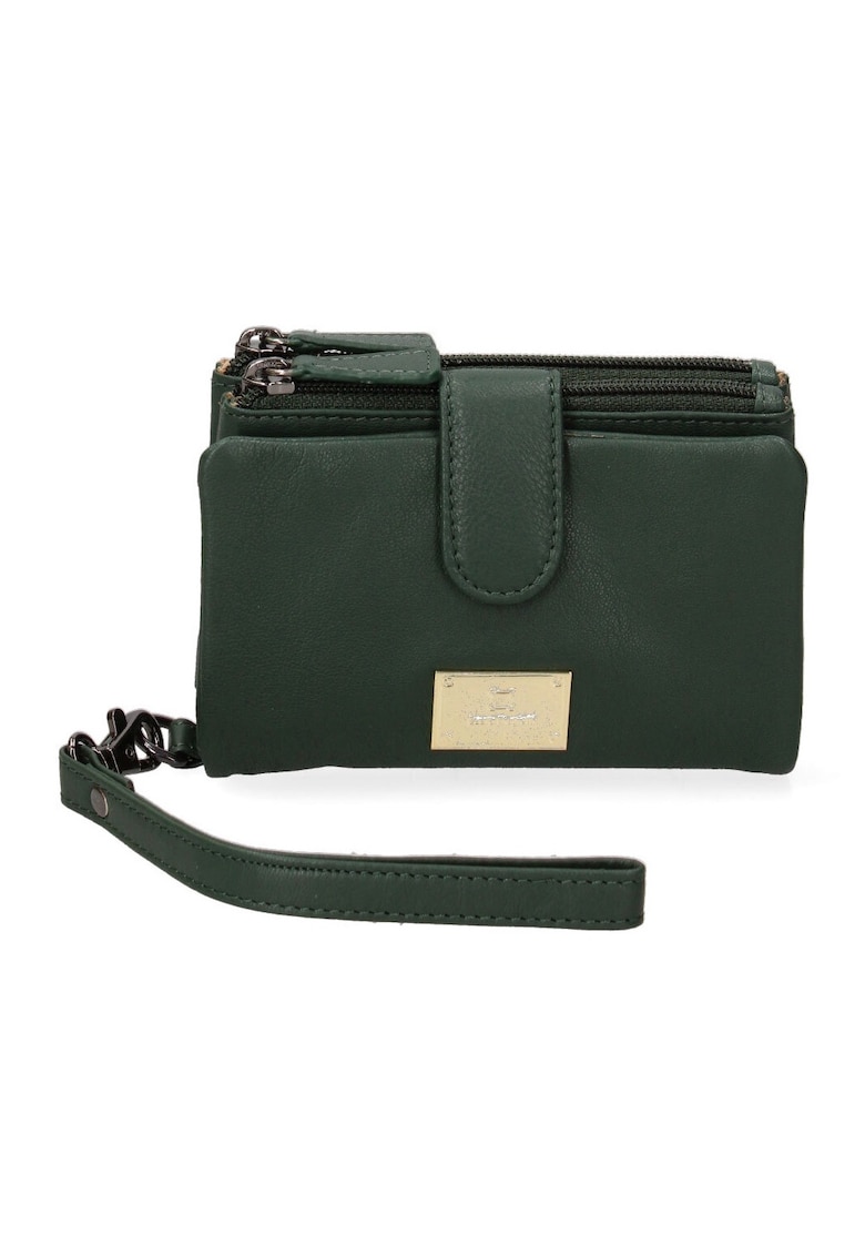 Portofel din piele cu fermoar