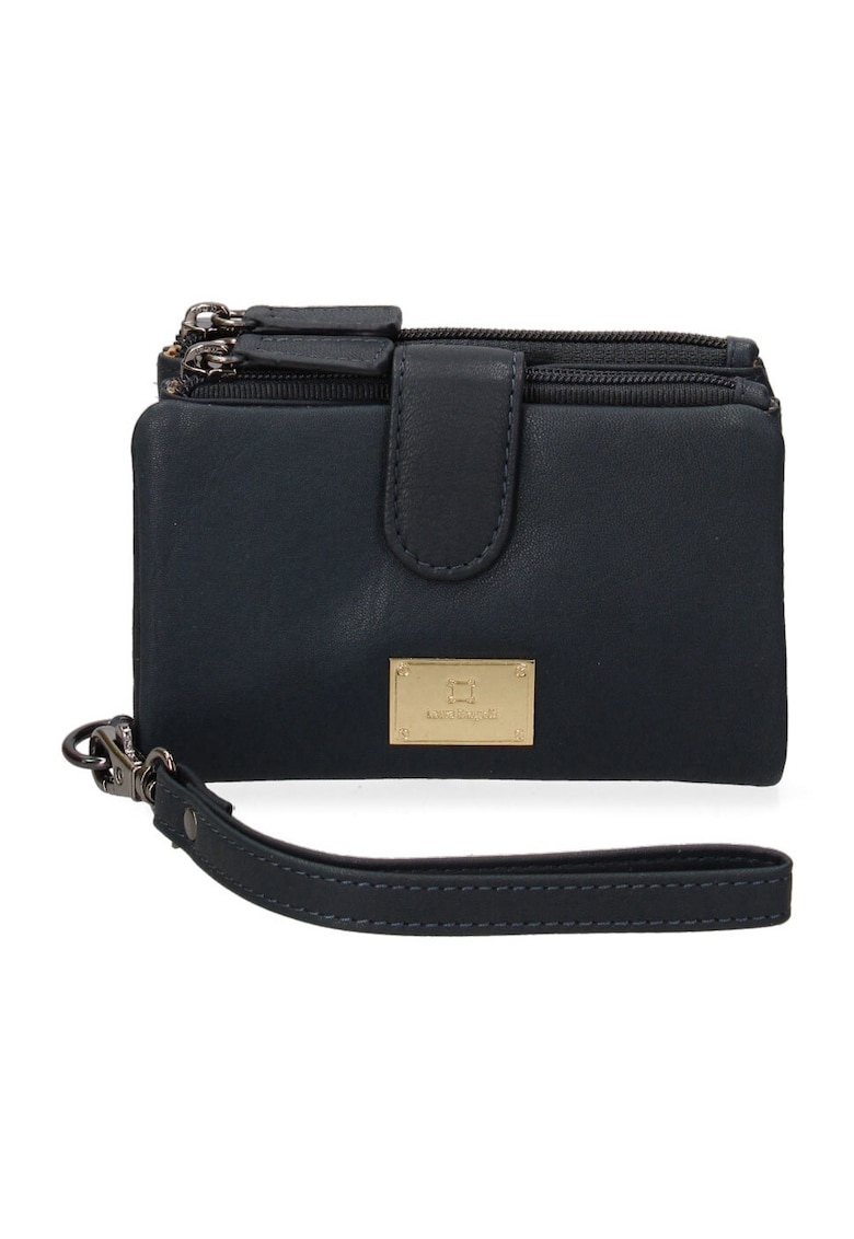 Portofel din piele cu fermoar Portofel din piele cu fermoar