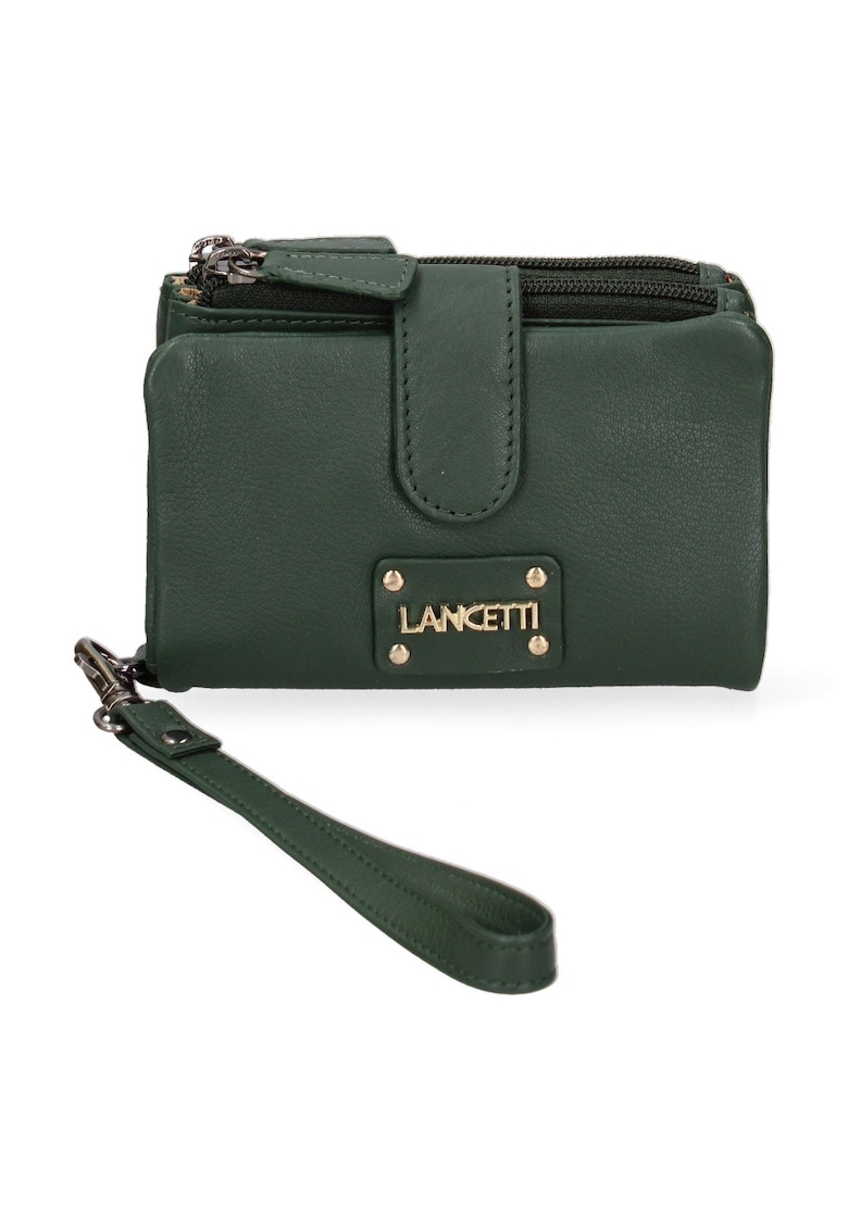 Portofel din piele cu logo