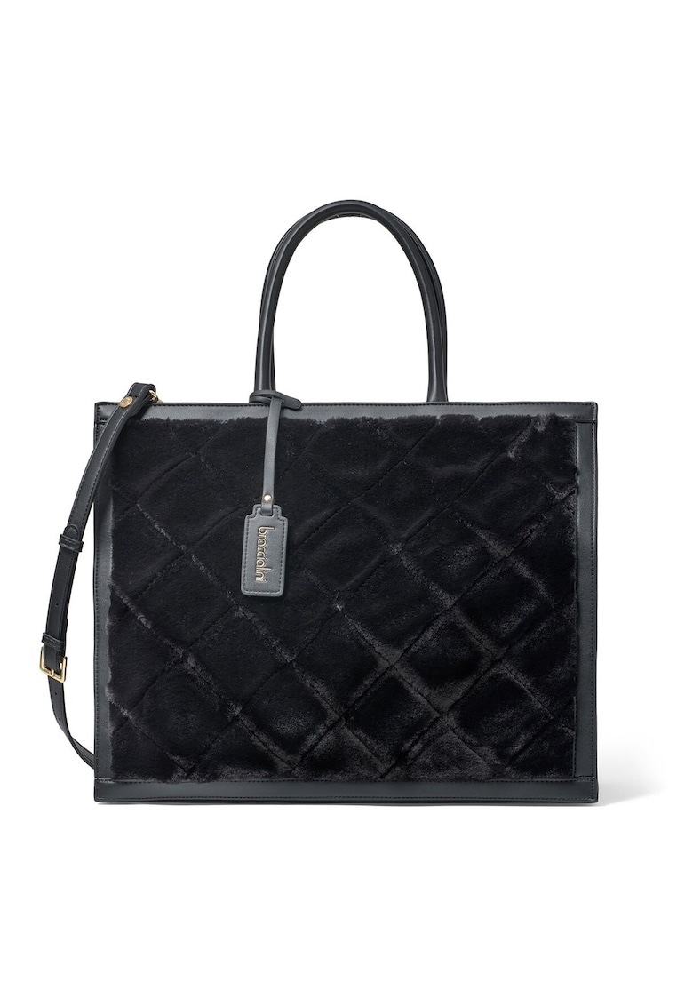 Geanta din piele ecologica cu maner si bareta detasabila