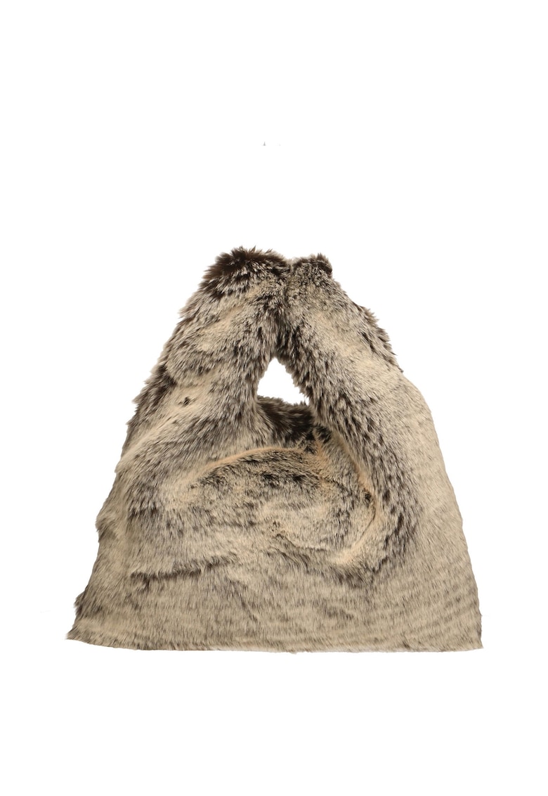 Geanta pufoasa cu maner