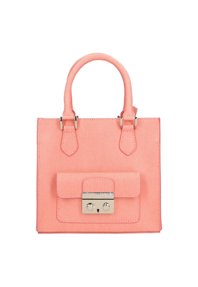 Geanta tote de piele - Roz