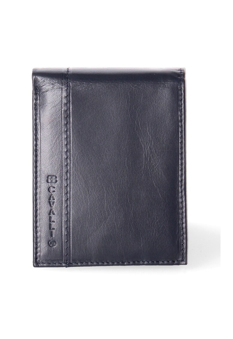 Portofel pliabil de piele - Albastru