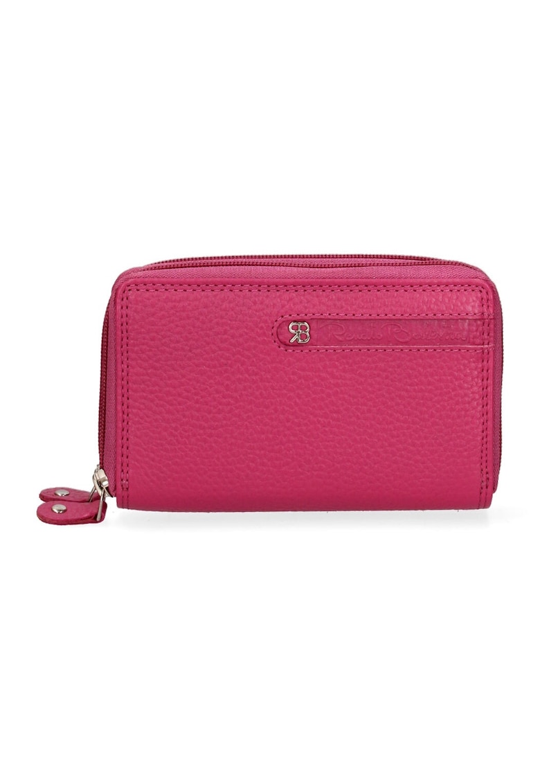 Portofel de piele cu fermoar