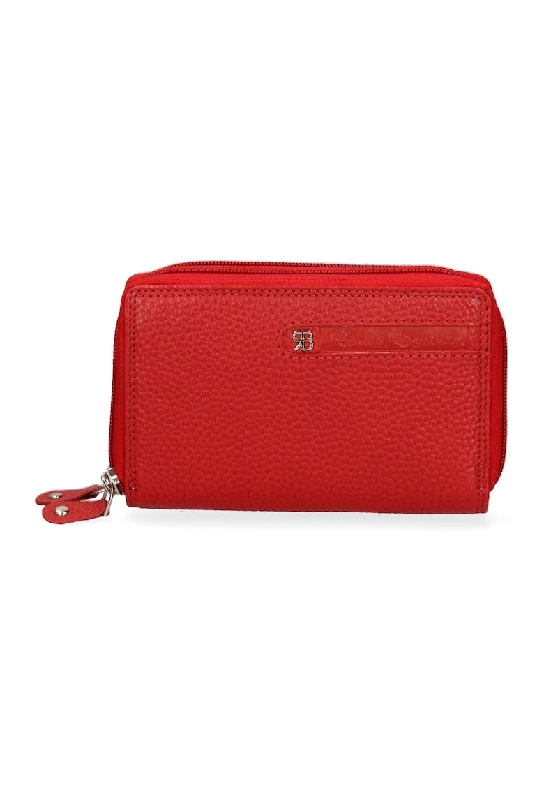 Portofel de piele cu fermoar