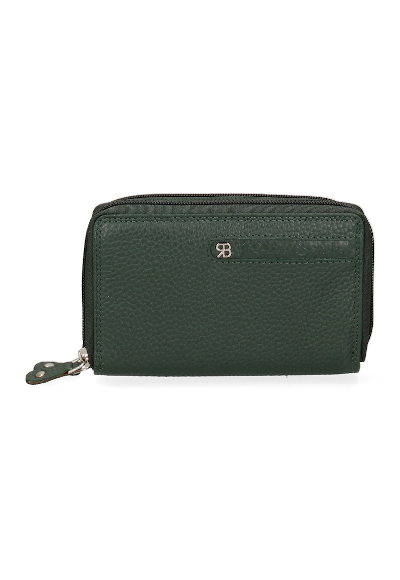 Portofel de piele cu fermoar