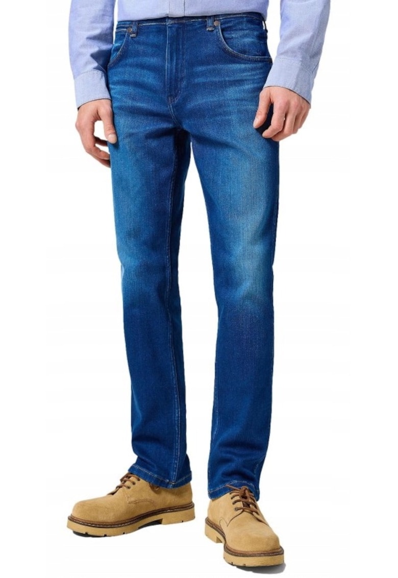 Blugi - Greensboro - Regular Straight - Blue Jam - Albastru