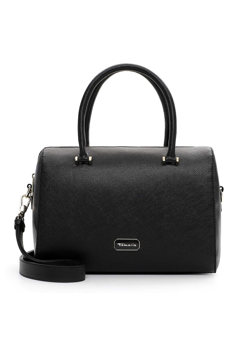 Geanta crossbody cu bareta detasabila si fermoar Faria