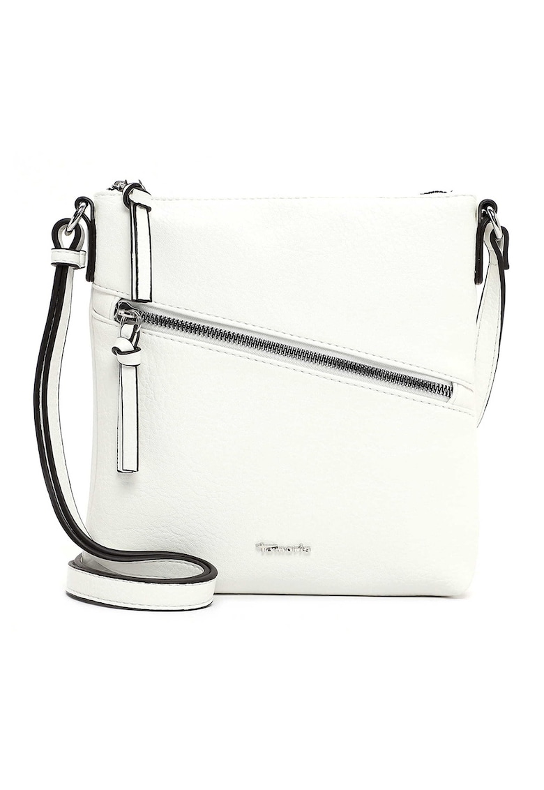 Geanta crossbody de piele ecologica Alessia - Alb